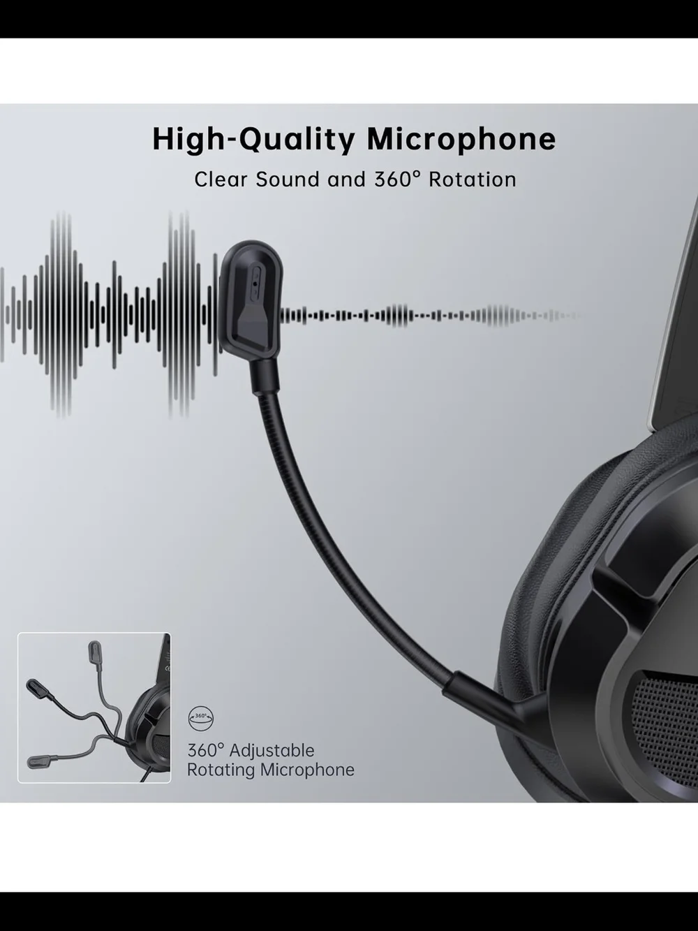 Gaming Headset - Black with Blue Accents